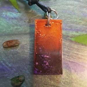 Orange & Purple pendant